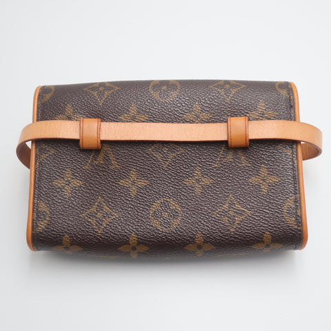 Pre-Owned #71419 Louis Vuitton Monogram Pochette Florentine Clutch bag  waist belt XS M51855