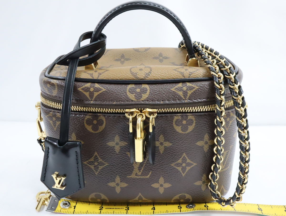 Pre-Owned #72798 Louis Vuitton Monogram Vanity PM Shoulder crossbody hand bag 2way M45165