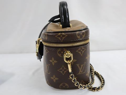 Pre-Owned #72798 Louis Vuitton Monogram Vanity PM Shoulder crossbody hand bag 2way M45165