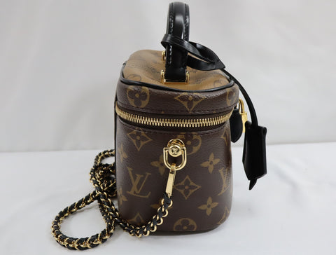 Pre-Owned #72798 Louis Vuitton Monogram Vanity PM Shoulder crossbody hand bag 2way M45165
