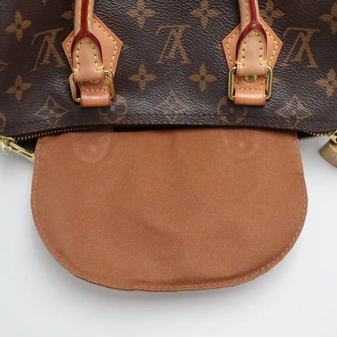 Pre-Owned #8923 Louis Vuitton Monogram Speedy Bandouliere 25 Handbag Brown M40390