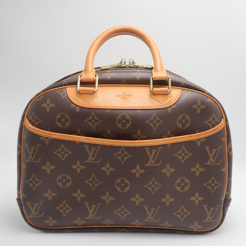 Pre-Owned #71352 Louis Vuitton Monogram Trueville Handbag Brown M42228