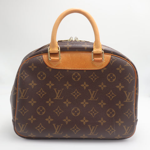 Pre-Owned #71352 Louis Vuitton Monogram Trueville Handbag Brown M42228