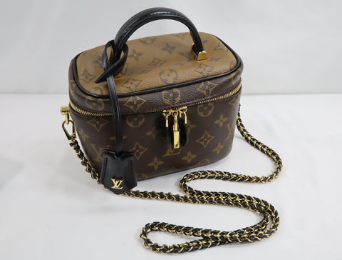 Pre-Owned #72798 Louis Vuitton Monogram Vanity PM Shoulder crossbody hand bag 2way M45165