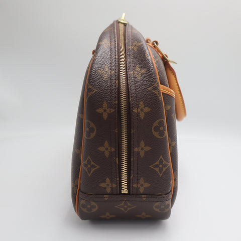 Pre-Owned #71352 Louis Vuitton Monogram Trueville Handbag Brown M42228