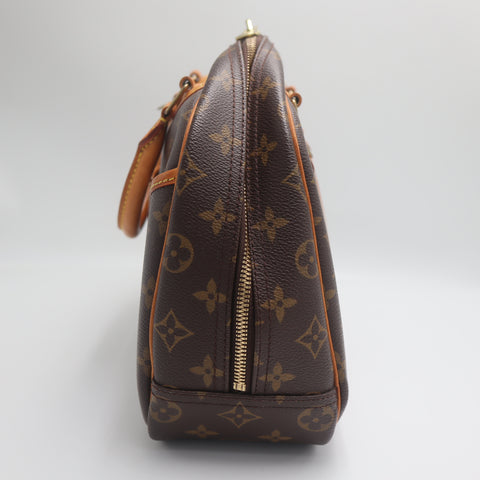 Pre-Owned #71352 Louis Vuitton Monogram Trueville Handbag Brown M42228