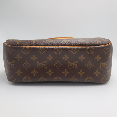 Pre-Owned #71352 Louis Vuitton Monogram Trueville Handbag Brown M42228