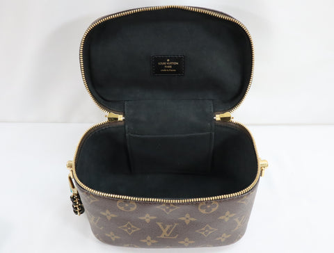 Pre-Owned #72798 Louis Vuitton Monogram Vanity PM Shoulder crossbody hand bag 2way M45165