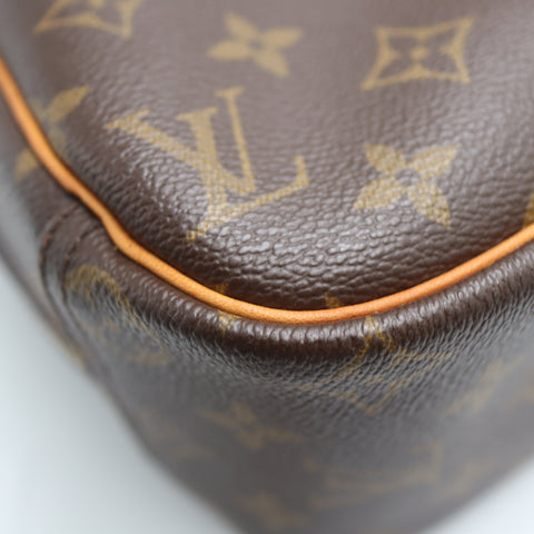 Pre-Owned #71352 Louis Vuitton Monogram Trueville Handbag Brown M42228