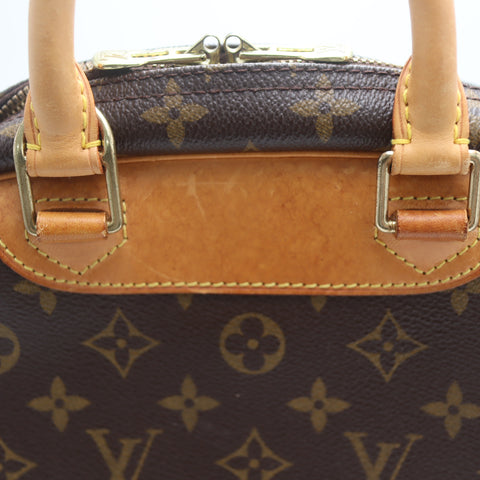 Pre-Owned #71352 Louis Vuitton Monogram Trueville Handbag Brown M42228