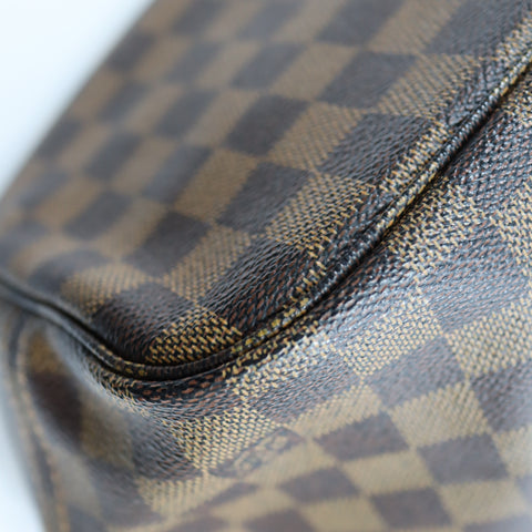 Pre-Owned #BPALAN06161 Louis Vuitton Damier Ebene Neverfull MM Tote Bag N51105