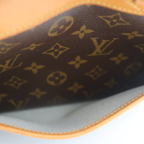 Pre-Owned #71352 Louis Vuitton Monogram Trueville Handbag Brown M42228