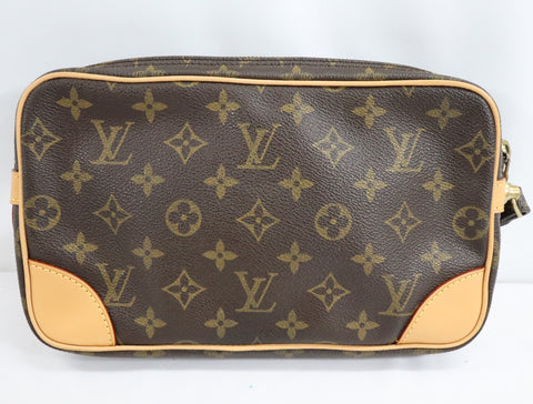 Pre-owned LOUIS VUITTON#BP65558 Monogram Marly Dragonne GM Clutch Bag