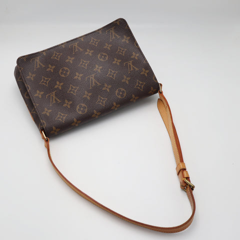 Pre-Owned #1264 Louis Vuitton Monogram Musette Tango Shoulder Bag M51257