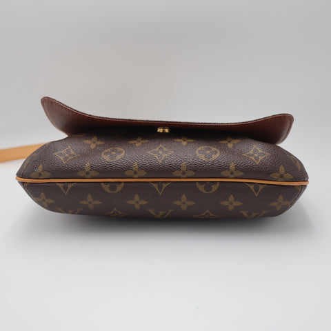 Pre-Owned #1264 Louis Vuitton Monogram Musette Tango Shoulder Bag M51257