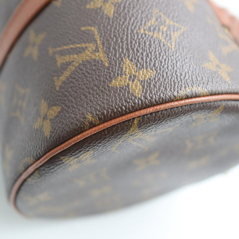 Pre-Owned #71350 Louis Vuitton Monogram Papillon 30 Hand Bag with pouch Brown M51385