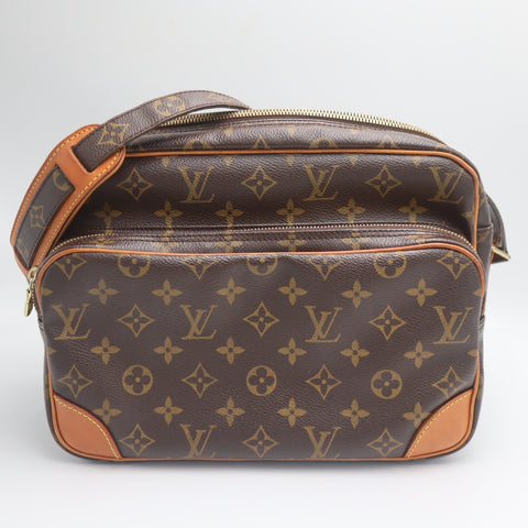 Pre-Owned #71367 Louis Vuitton Monogram Nile Crossbody Bag Brown M45244