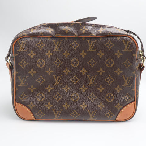 Pre-Owned #71367 Louis Vuitton Monogram Nile Crossbody Bag Brown M45244