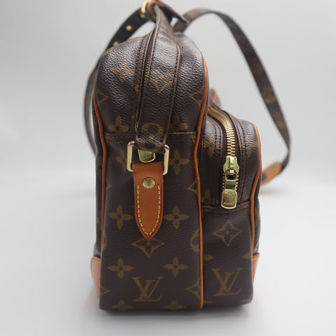 Pre-Owned #71367 Louis Vuitton Monogram Nile Crossbody Bag Brown M45244