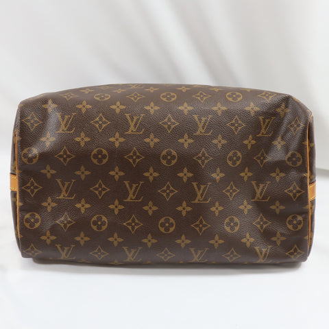 Pre-Owned #72522 Louis Vuitton Monogram Speedy Bandouliere 35 Hand Bag M40392