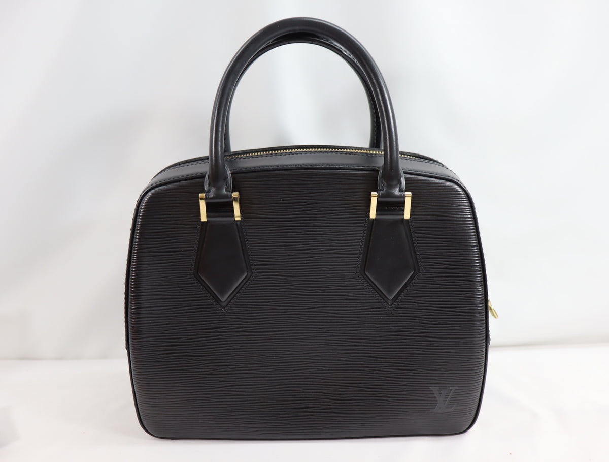 LOUIS VUITTON BP#63069 Soblon Handbag Epi Leather Black M52042