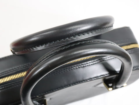 LOUIS VUITTON BP#63069 Soblon Handbag Epi Leather Black M52042