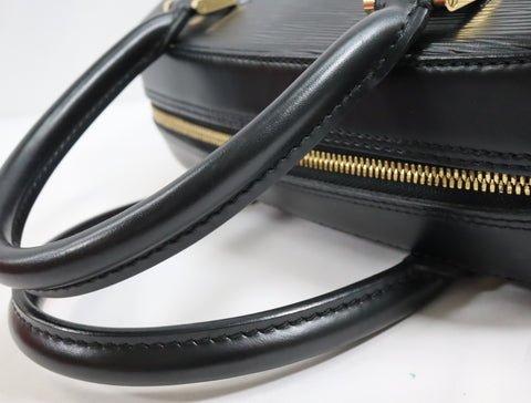 LOUIS VUITTON BP#63069 Soblon Handbag Epi Leather Black M52042