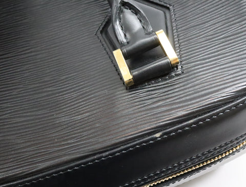 LOUIS VUITTON BP#63069 Soblon Handbag Epi Leather Black M52042