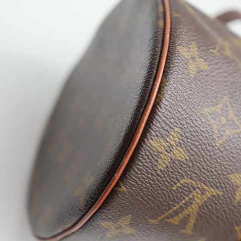 Pre-Owned #71326 Louis Vuitton Monogram Papillon 30 Hand Bag with pouch Brown M51385