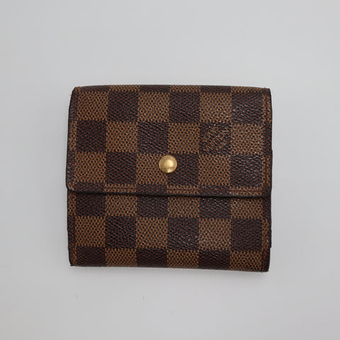 Pre-owned #48893  Louis Vuitton Damier Damierine Brown N61652 Purse