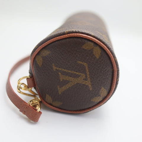 Pre-Owned #71326 Louis Vuitton Monogram Papillon 30 Hand Bag with pouch Brown M51385