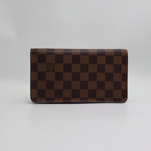 Pre-Owned #1856 Louis Vuitton Damier Porte Monnaie zip long wallet N61728