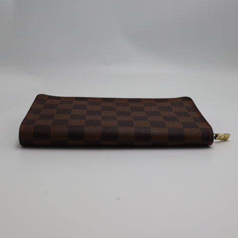 Pre-Owned #1856 Louis Vuitton Damier Porte Monnaie zip long wallet N61728