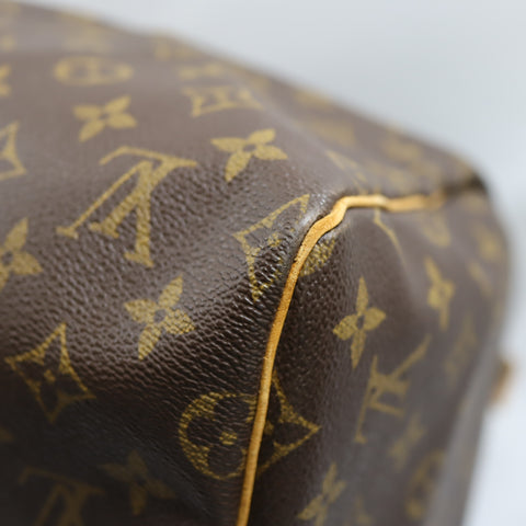 Pre-Owned #72399 Louis Vuitton Monogram Keepall 55 Travel Bag Brown M41424