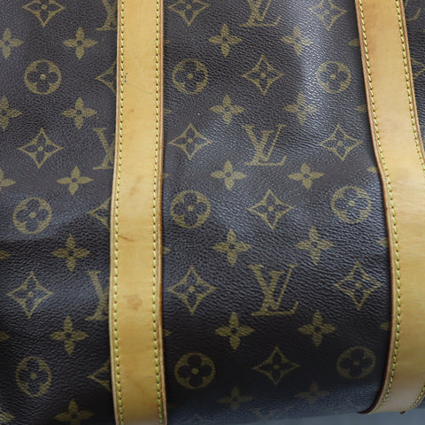 Pre-Owned #72399 Louis Vuitton Monogram Keepall 55 Travel Bag Brown M41424