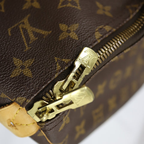Pre-Owned #72399 Louis Vuitton Monogram Keepall 55 Travel Bag Brown M41424