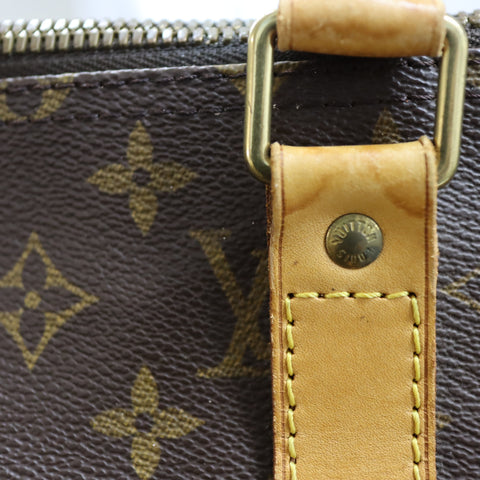 Pre-Owned #72399 Louis Vuitton Monogram Keepall 55 Travel Bag Brown M41424