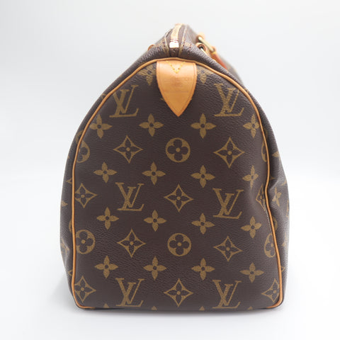 Pre-Owned #1624 Louis Vuitton Monogram Speedy30 Handbag Brown M41526