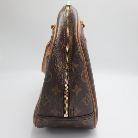 Pre-Owned #71340 Louis Vuitton Monogram Trueville Handbag Brown M42228