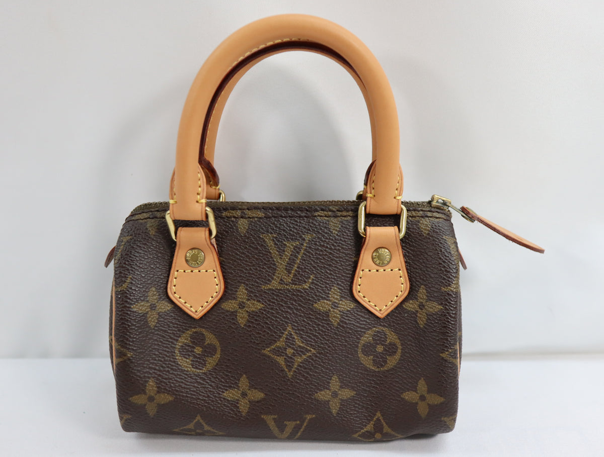 Pre-Owned #BP2428 Louis Vuitton Monogram Mini Speedy Hand Bag Vintage M41534