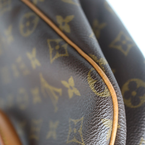 Pre-Owned #71333 Louis Vuitton Monogram Deauville Handbag Brown M47270