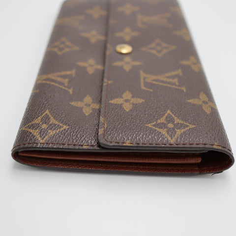 Pre-Owned #2199 Louis Vuitton Monogram  Pochette Portomone Credit Bifold Wallet M61725