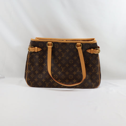 Pre-Owned #BP7399 Louis Vuitton Monogram Batignolles Horizontal Tote Bag M51154