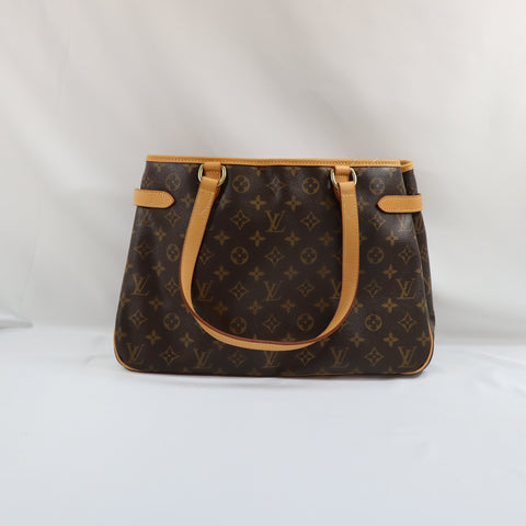 Pre-Owned #BP7399 Louis Vuitton Monogram Batignolles Horizontal Tote Bag M51154