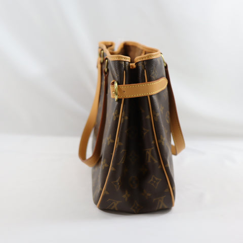 Pre-Owned #BP7399 Louis Vuitton Monogram Batignolles Horizontal Tote Bag M51154