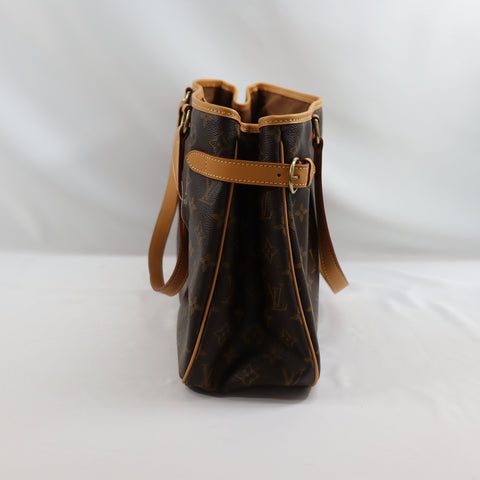 Pre-Owned #BP7399 Louis Vuitton Monogram Batignolles Horizontal Tote Bag M51154