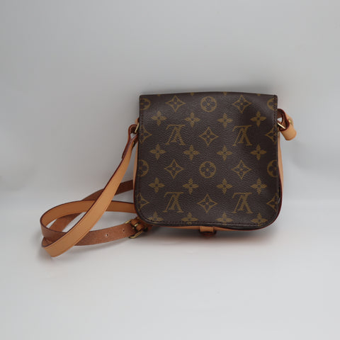 Pre-Owned #BP71740 LOUIS VUITTON Monogram Cartouchiere PM Shoulder Bag M51254