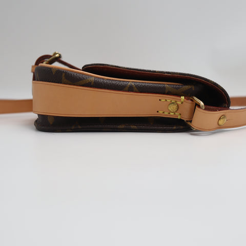 Pre-Owned #BP71740 LOUIS VUITTON Monogram Cartouchiere PM Shoulder Bag M51254