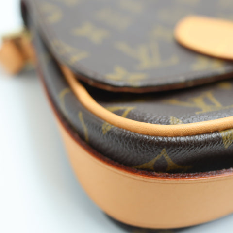 Pre-Owned #BP71740 LOUIS VUITTON Monogram Cartouchiere PM Shoulder Bag M51254