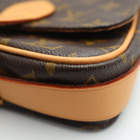 Pre-Owned #BP71740 LOUIS VUITTON Monogram Cartouchiere PM Shoulder Bag M51254